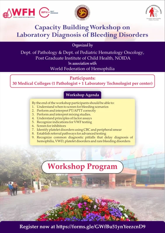 Nita Radhakrishnan: PGICH Hosts Workshop on Laboratory Diagnosis of Bleeding Disorders