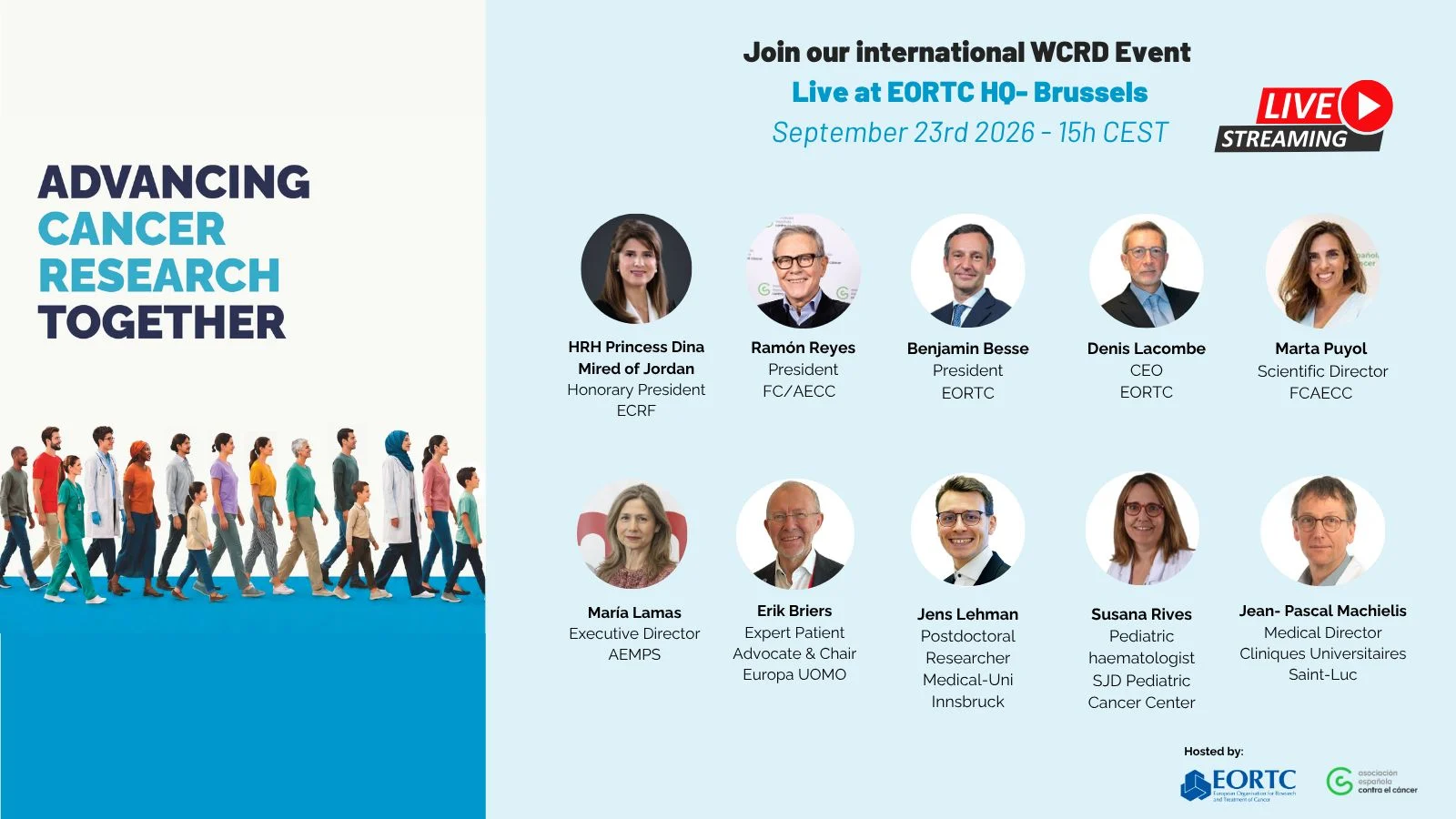 One Week to Go Until the 10th Anniversary World Cancer Research Day International Event - EORTC 2 One Week to Go Until the 10th Anniversary World Cancer Research Day International Event - EORTC