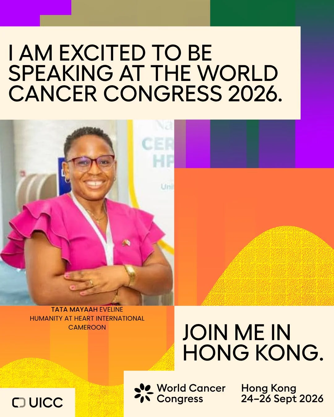 Eveline Tata Mayaah: Excited to Be Speaking at the World Cancer Congress 2026