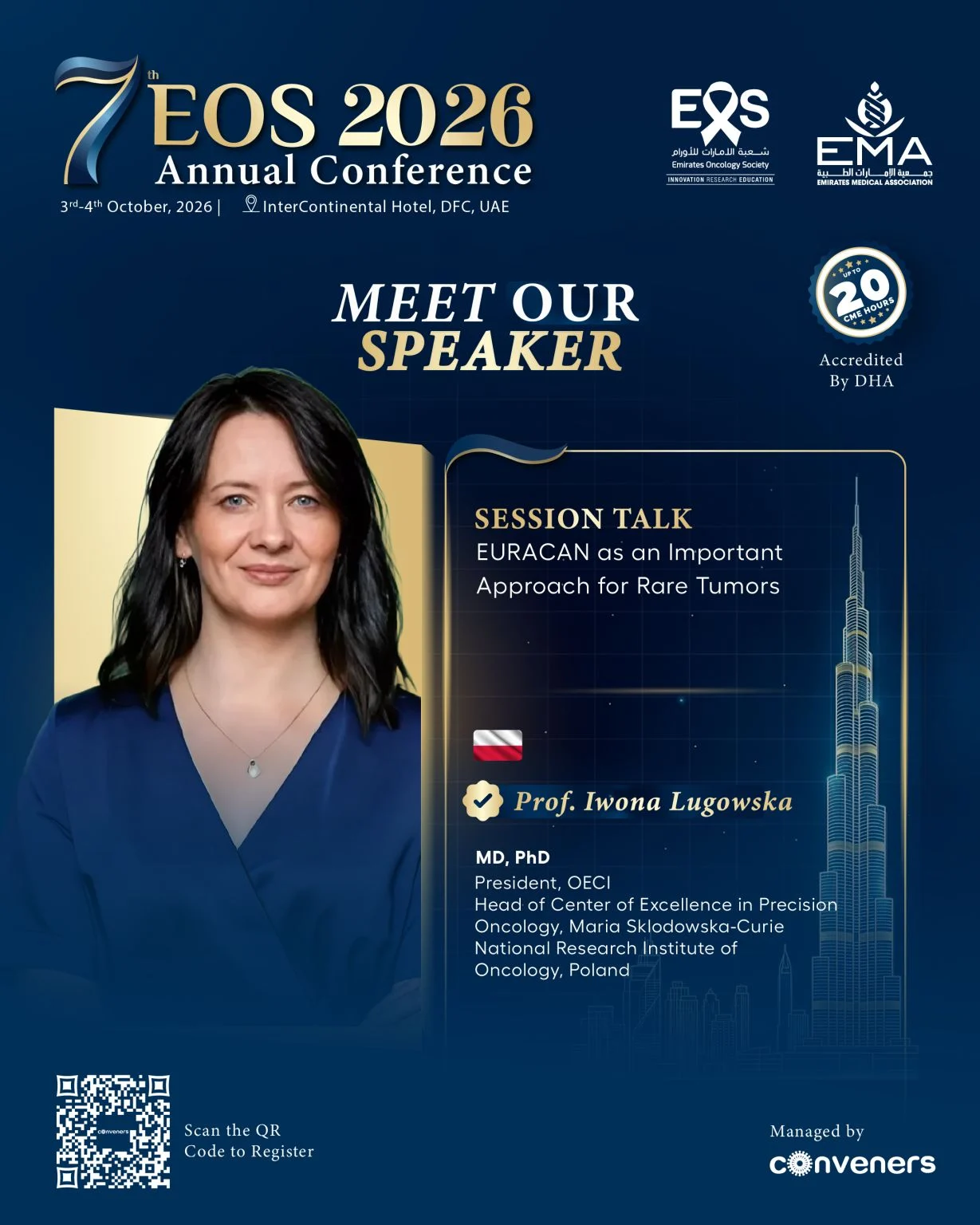 Iwona Lugowska Will Discuss EURACAN as an Important Approach for Rare Tumors at EOS 2026 - EOS