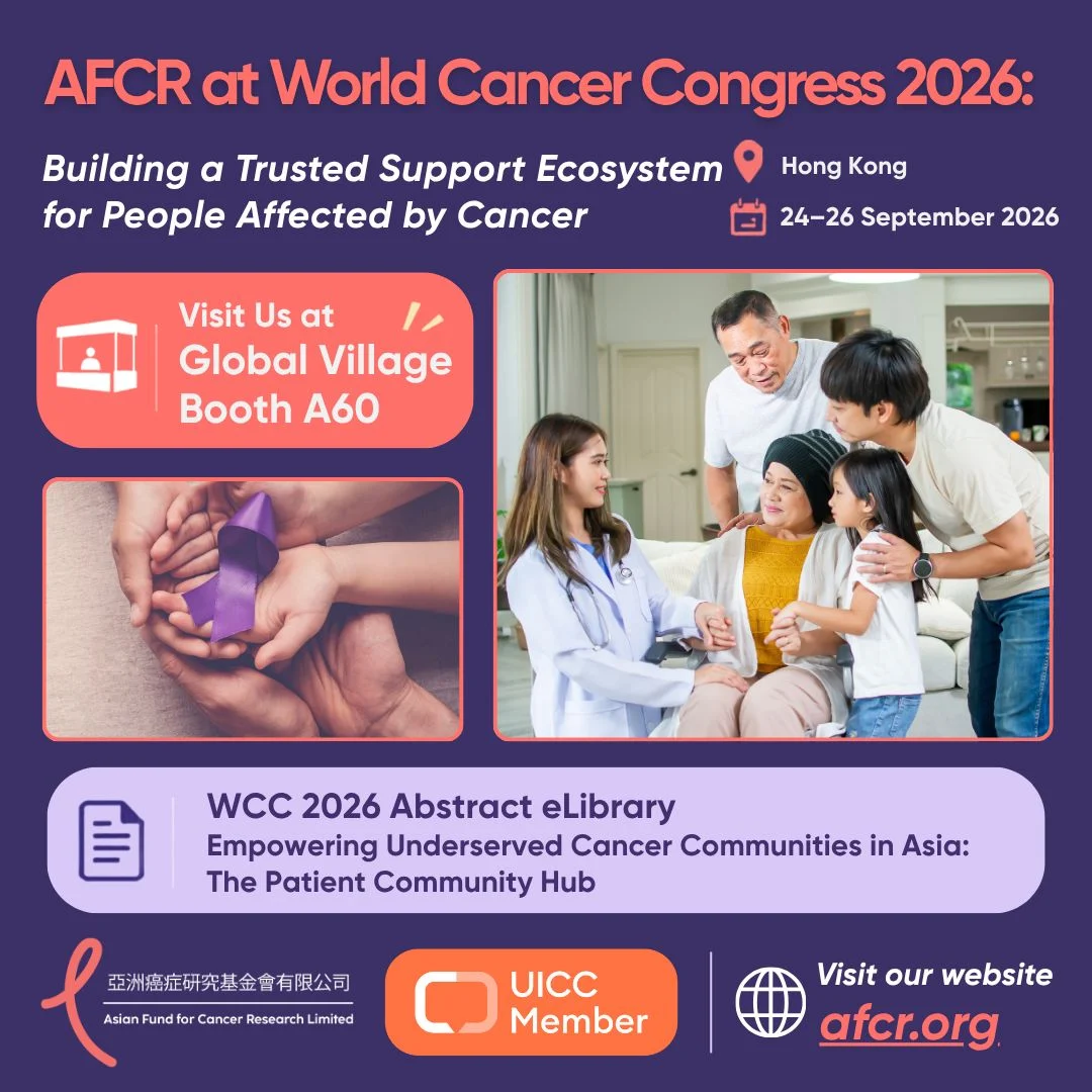 Empowering Underserved Cancer Communities in Asia Through the Patient Community Hub - AFCR