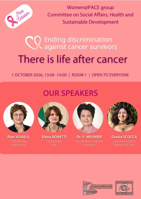 Françoise Meunier: Bringing Cancer Survivors’ Rights to the Council of Europe 2 Françoise Meunier: Bringing Cancer Survivors’ Rights to the Council of Europe
