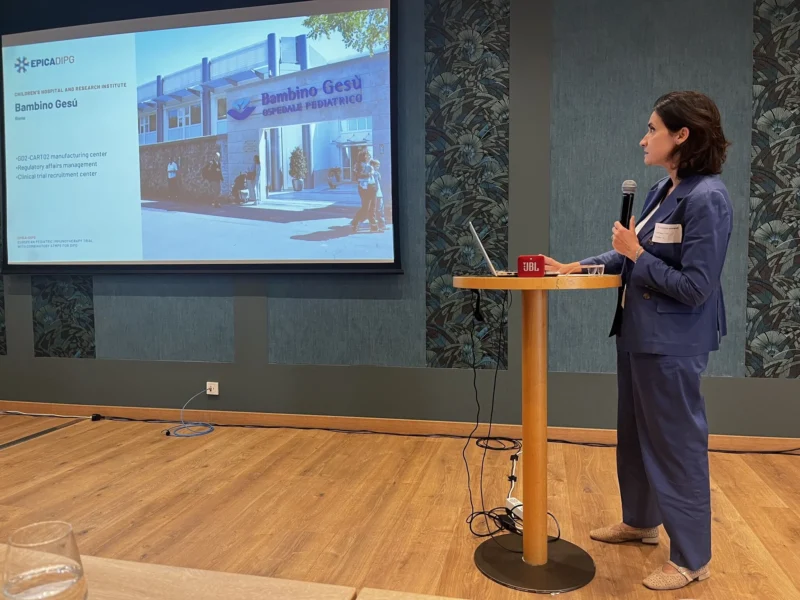 Angela Mastronuzzi: EPICA-DIPG Kick-off Meeting in Barcelona 2 Angela Mastronuzzi