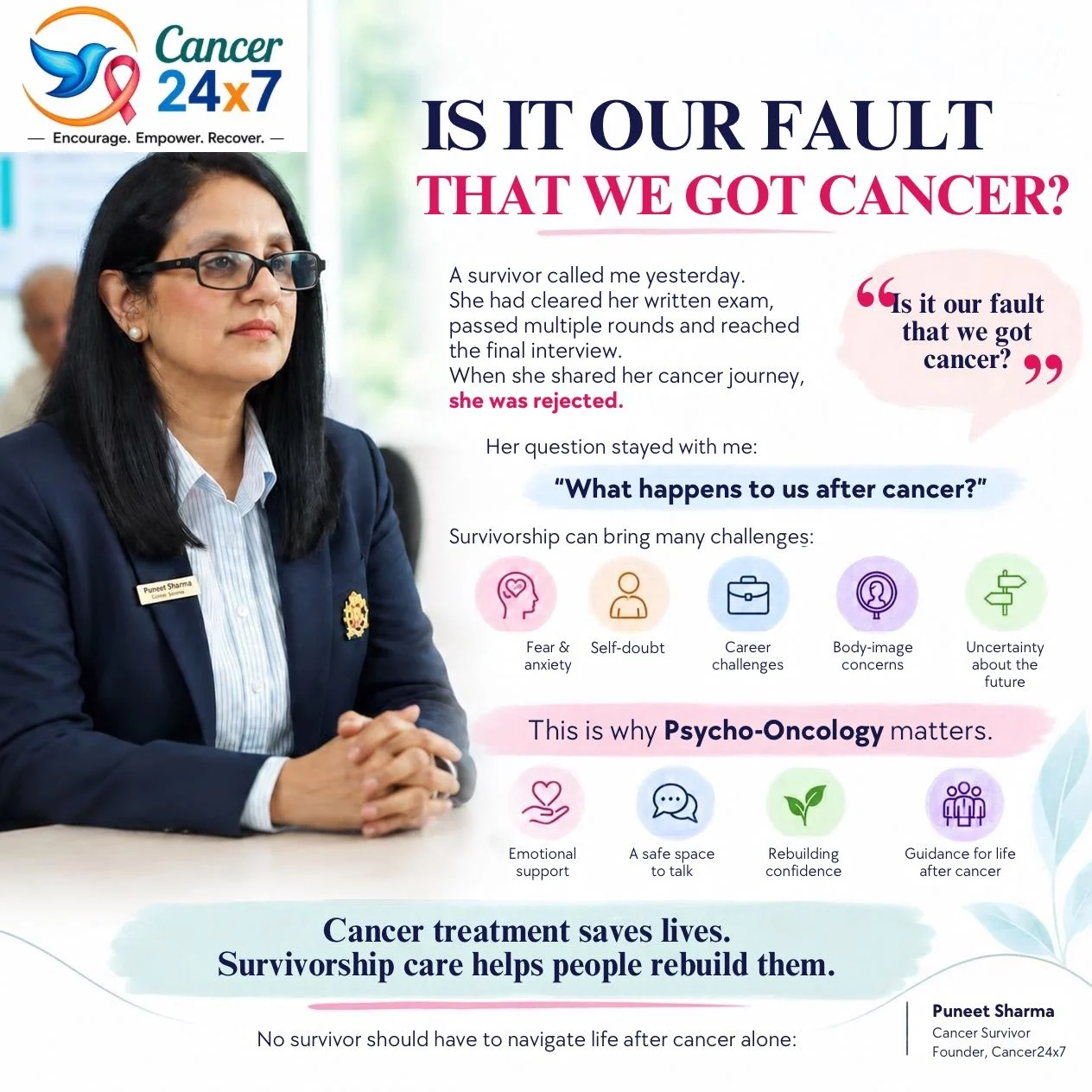 Jae L. Ross: The Need for Psycho-Oncology Support Beyond Cancer Treatment 2 Jae L. Ross
