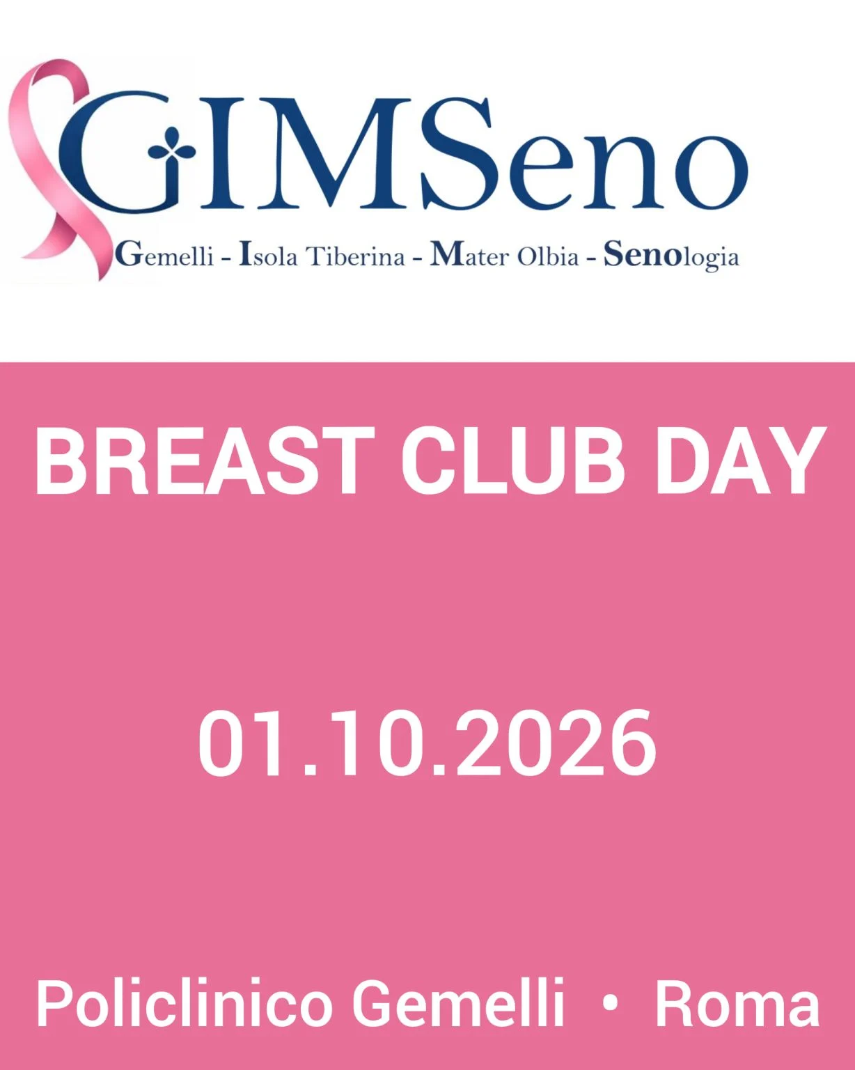 Gianluca Franceschini: A Day to Share Skills, Experiences, and Perspectives on the Management of Patients With Breast Cancer