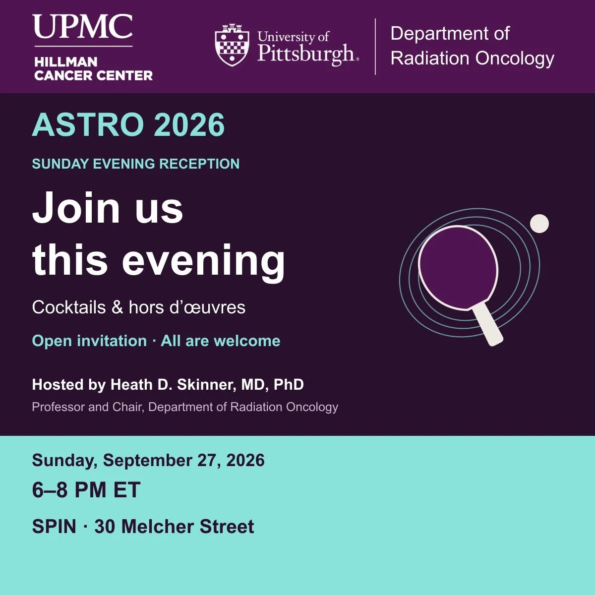 Heath Skinner Hosts ASTRO 2026 Reception for Oncology Colleagues in Boston 2 Heath Skinner Hosts ASTRO 2026 Reception for Oncology Colleagues in Boston