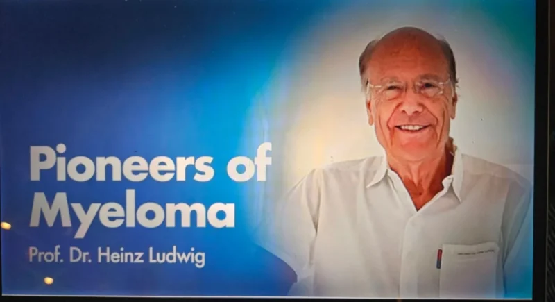 Heinz Ludwig: Honored to Receive the Lifetime Award 'Pioneers of Myeloma' 2 Heinz Ludwig