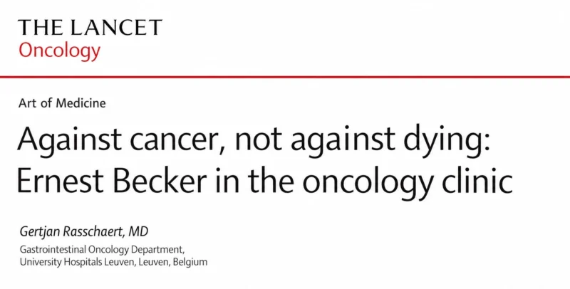 Gertjan Rasschaert: Oncology Has Become Increasingly Good at Extending Life 2 Gertjan Rasschaert: Oncology Has Become Increasingly Good at Extending Life