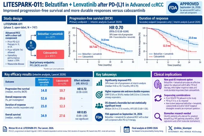 Niklas Klümper: FDA Approves Belzutifan Plus Lenvatinib in Advanced ccRCC 2 Niklas Klümper: FDA Approves Belzutifan Plus Lenvatinib in Advanced ccRCC