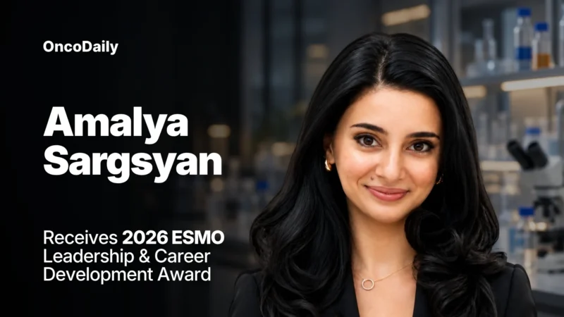 Amalya Sargsyan Receives 2026 ESMO Leadership and Career Development Award