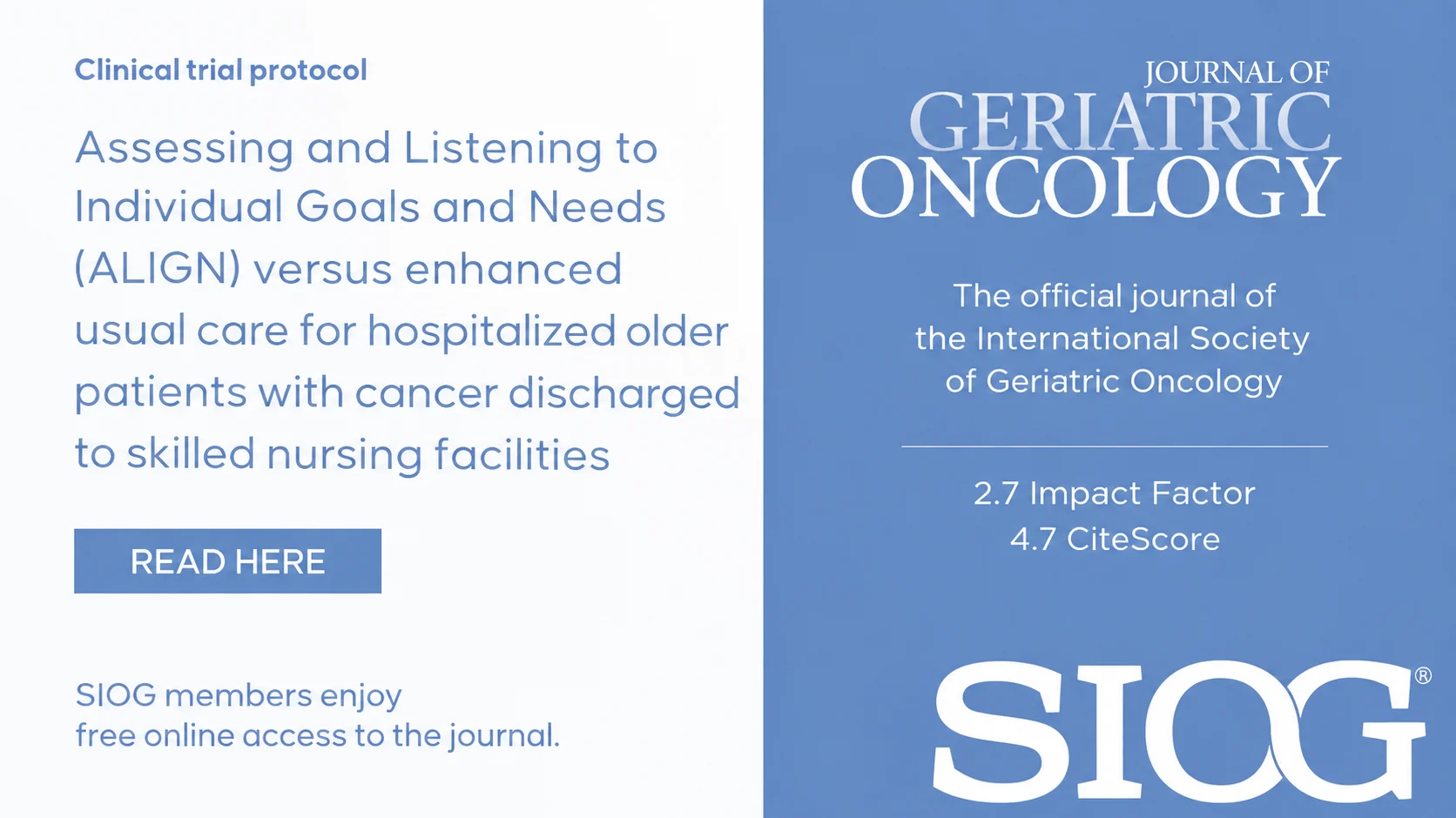 Palliative Care Support for Older Cancer Patients Transitioning to Skilled Nursing Facilities - SIOG