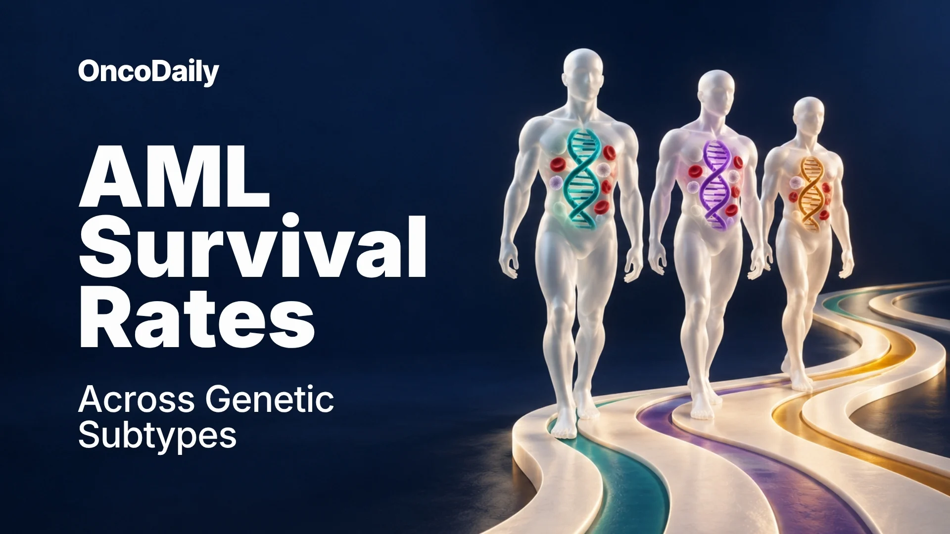AML Survival Across Genetic Subtypes