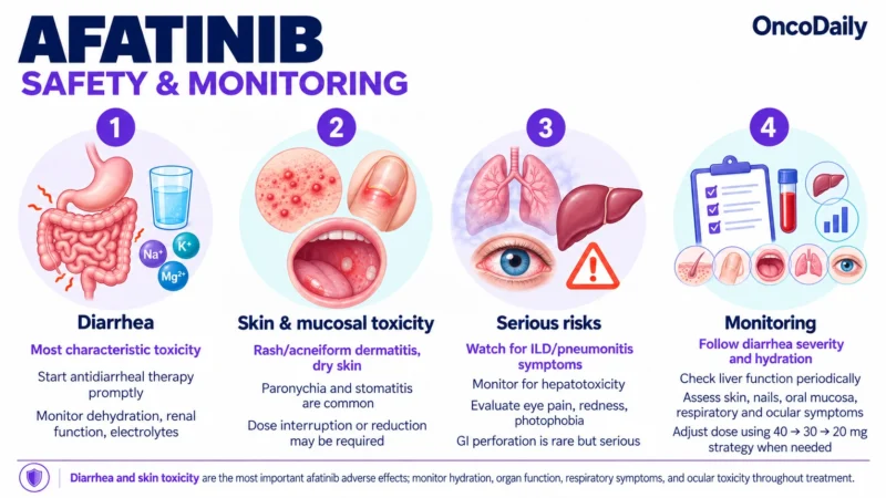 Afatinib (Gilotrif): Understanding Its Mechanism, Dosing, and Clinical Role in EGFR-Mutated Lung Cancer 12 Afatinib OncoDaily