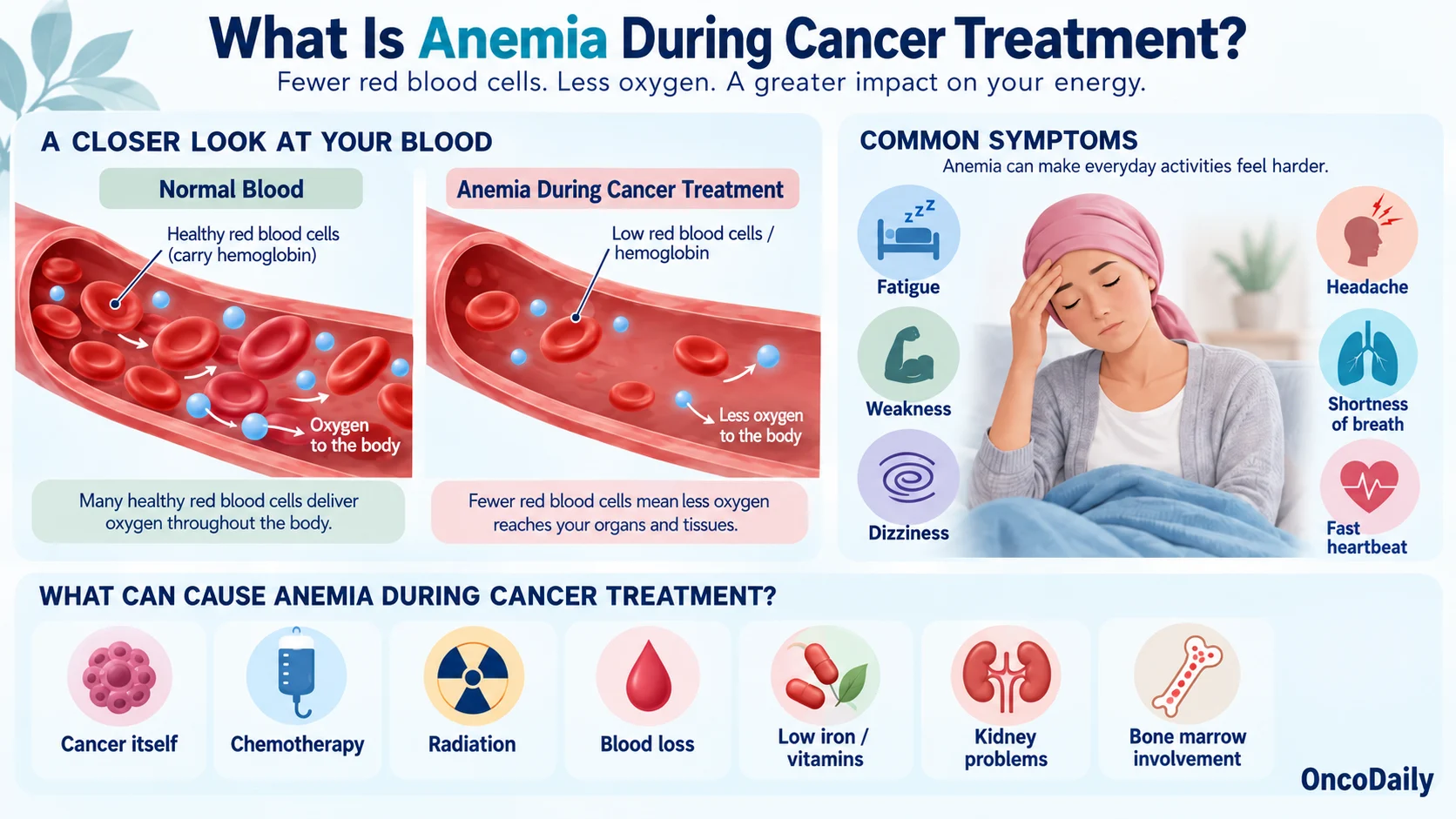 Anemia During Cancer Treatment: Causes, Symptoms, and What Patients Should Know 2 Anemia During Cancer Treatment: Causes, Symptoms, and What Patients Should Know