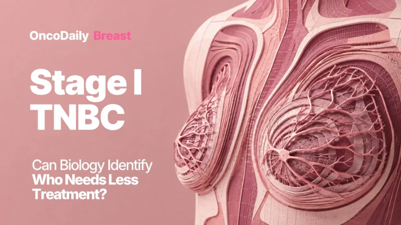 Stage I TNBC Is Not One Risk Group: Can Immune Biology Identify Patients Who Need Less Treatment?