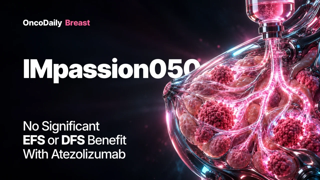 IMpassion050 Final Results: Atezolizumab Does Not Improve Long-Term Outcomes in High-Risk HER2-Positive Early Breast Cancer