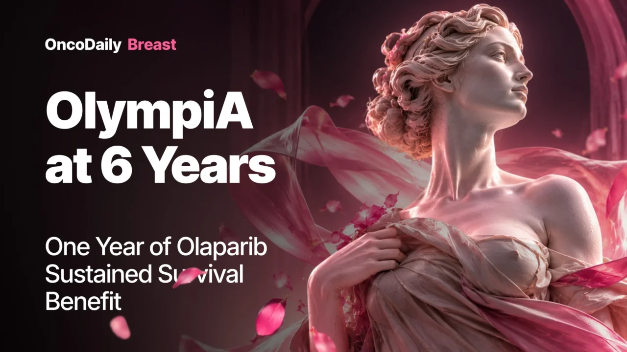 OlympiA at 6 Years: Adjuvant Olaparib Delivers Sustained Survival Benefit in Germline BRCA–Associated Early Breast Cancer