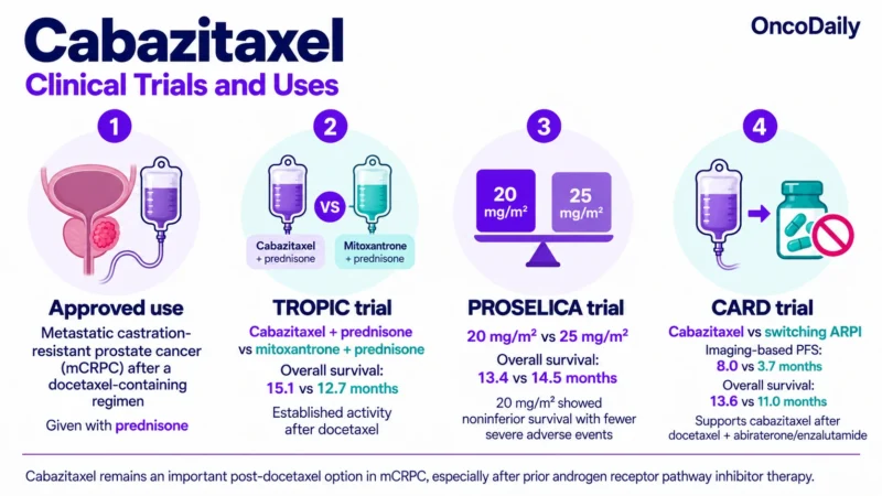 Cabazitaxel: Understanding Its Mechanism, Dosing, and Clinical Role in Prostate Cancer 12 Cabazitaxel OncoDaily