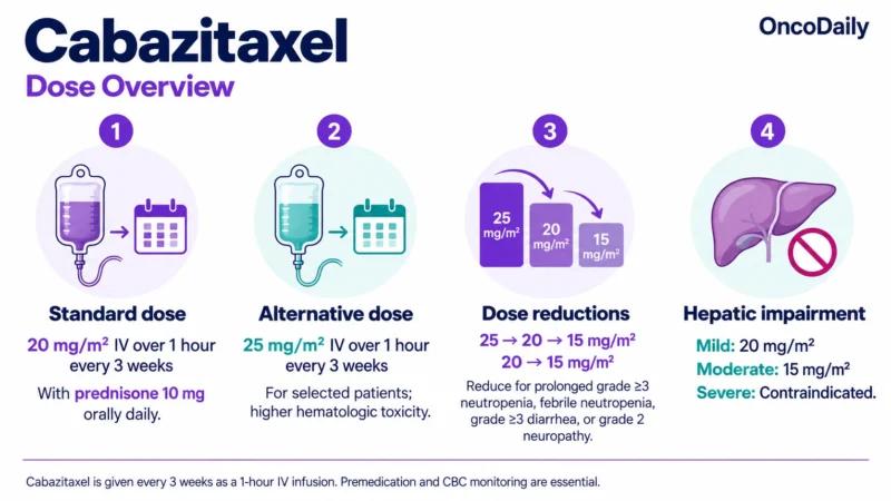 Cabazitaxel: Understanding Its Mechanism, Dosing, and Clinical Role in Prostate Cancer 10 Cabazitaxel OncoDaily