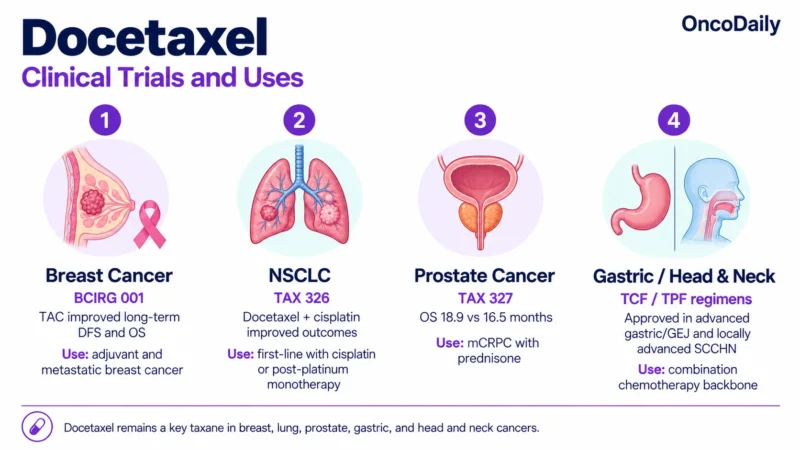 Docetaxel: Understanding Its Mechanism, Dosing, and Clinical Role in Cancer 12 Docetaxel OncoDaily