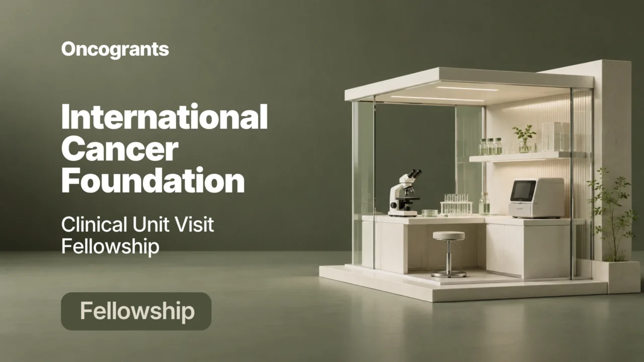 International Cancer Foundation Clinical Unit Visit Fellowship 2027–2028