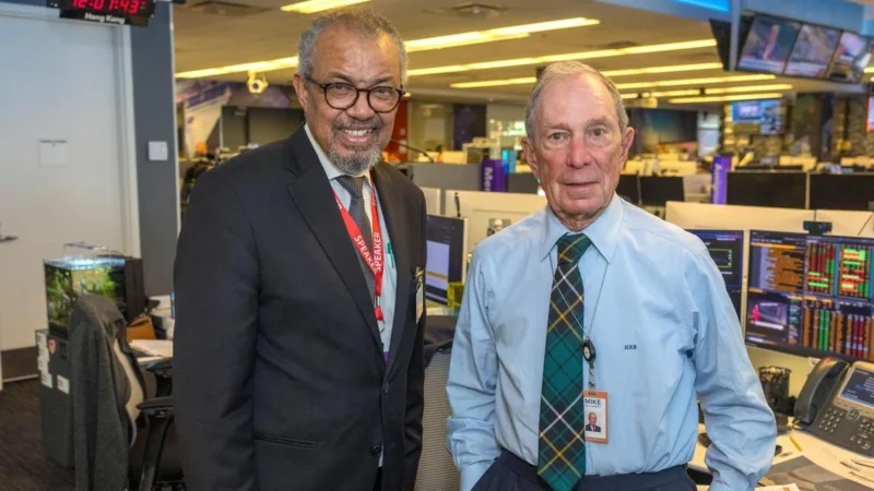 Mike Bloomberg: Honored to be Reappointed as the WHO Global Ambassador for NCDs and Injuries
