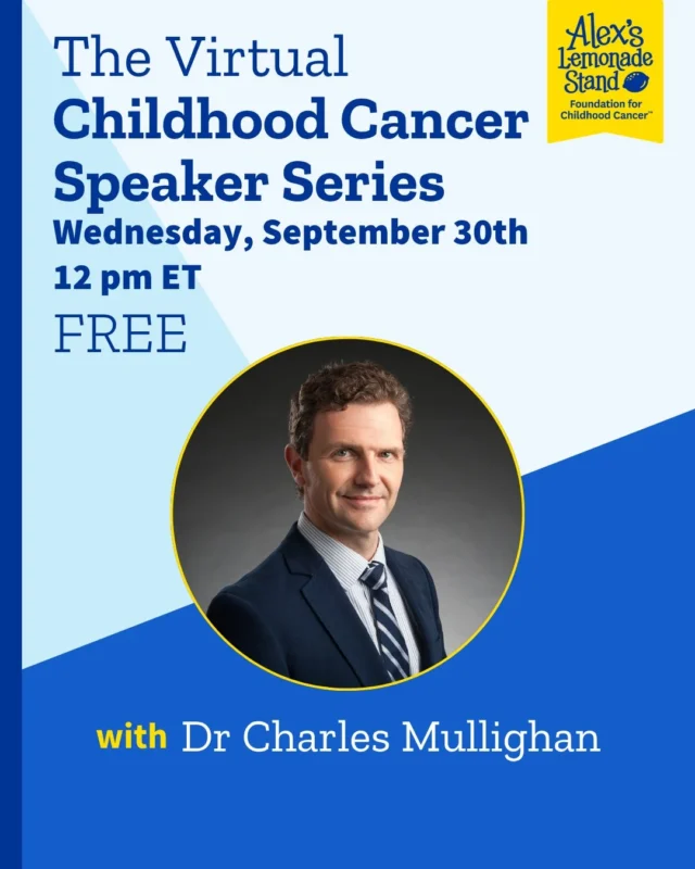 Charles Mullighan to Discuss Leukemia Genomics in Childhood Cancer Webinar - Alex's Lemonade Stand Foundation