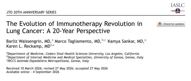 Marco Tagliamento: How Immunotherapy Reshaped Lung Cancer Care