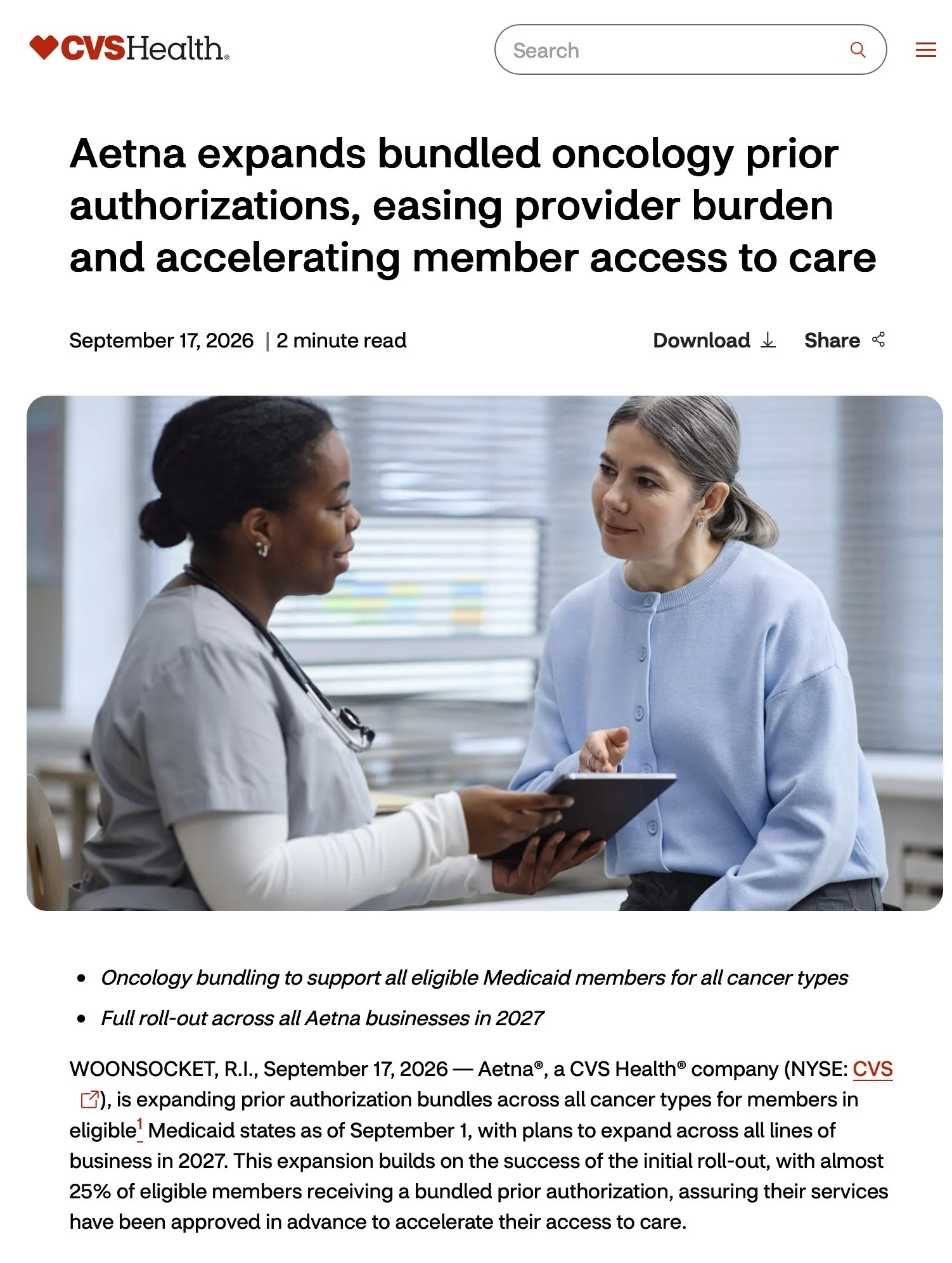 Patrick Soon-Shiong: Aetna Addresses Administrative Burden With Modernized Oncology Prior Authorization 2 Patrick Soon-Shiong: Aetna Addresses Administrative Burden With Modernized Oncology Prior Authorization