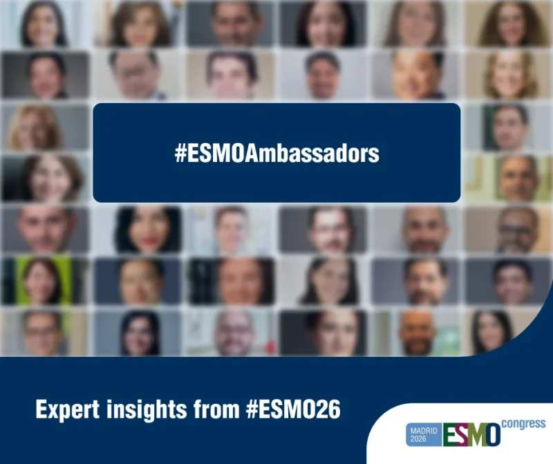 ESMO is Pleased to Announce the ESMO Ambassadors for ESMO26 2 ESMO