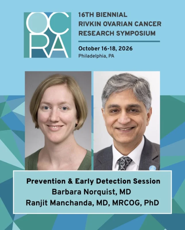 Ranjit Manchanda: Excited to Share Insights on Ovarian Cancer Prevention 2 Ranjit Manchanda: Excited to Share Insights on Ovarian Cancer Prevention