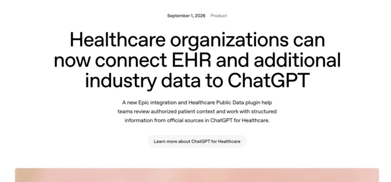 Roupen Odabashian: OpenAI Connects ChatGPT to Epic 2 Roupen Odabashian: OpenAI Connects ChatGPT to Epic