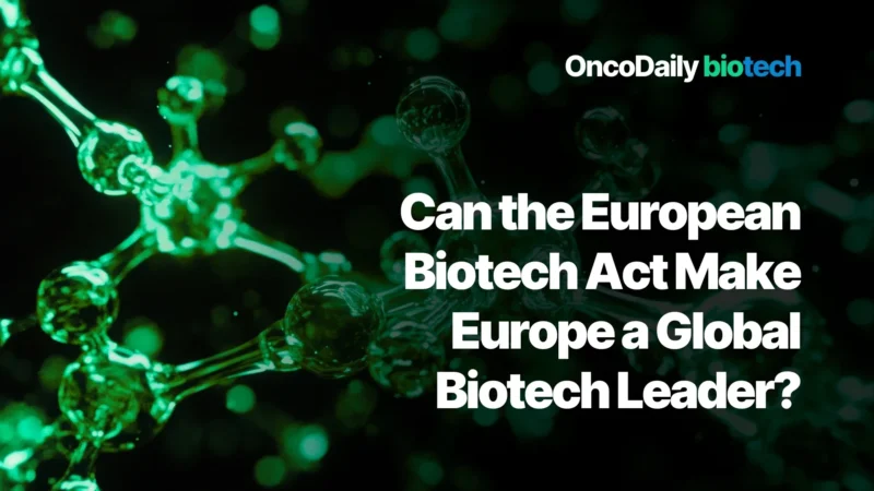 Cancer and Rare Diseases at the Heart of EU Biotech Act Discussion - European Cancer Organisation