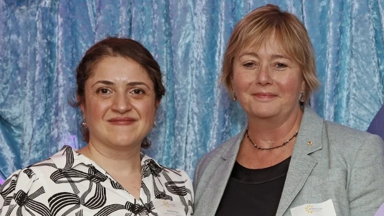 Awarding Kathleen Pishas the Inaugural Louise Davidson Ovarian Cancer Fellowship – OCRF