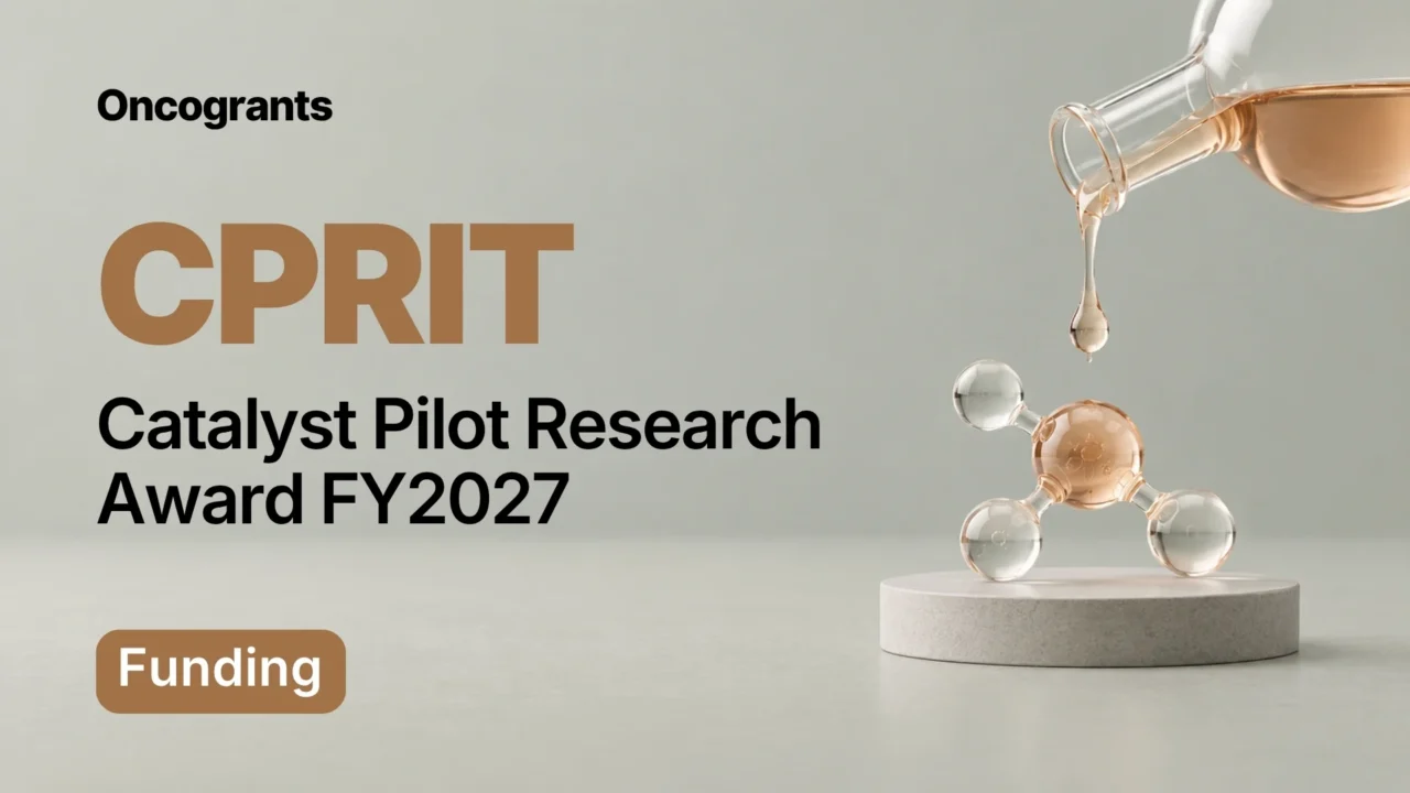 CPRIT Catalyst Pilot Research Award FY2027
