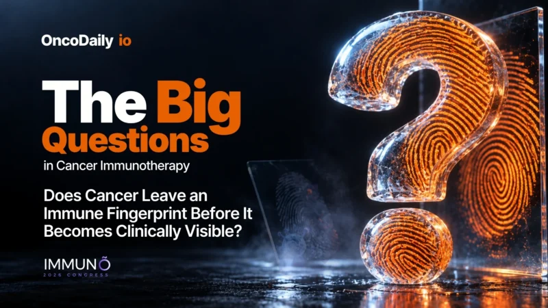 The Big Questions in Cancer Immunotherapy: Does Cancer Leave an Immune Fingerprint Before It Becomes Clinically Visible?