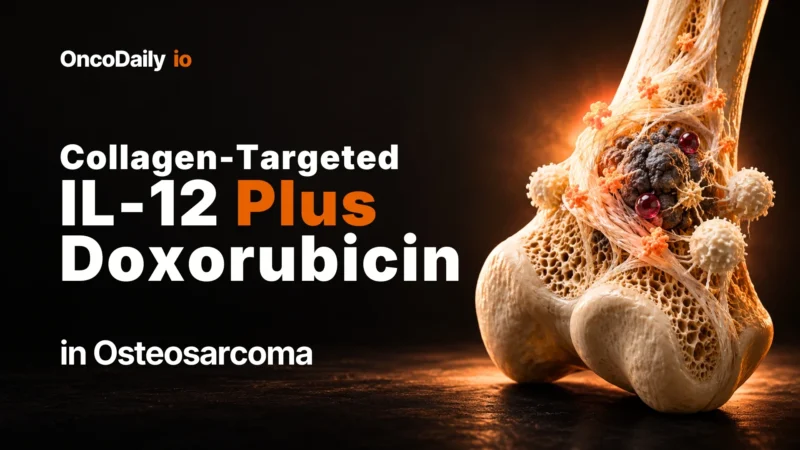 Collagen-Targeted IL-12 Plus Doxorubicin in Osteosarcoma