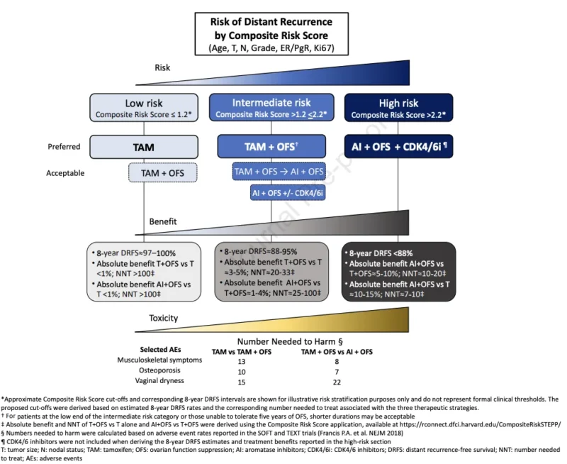 Premenopausal HR+/HER2−