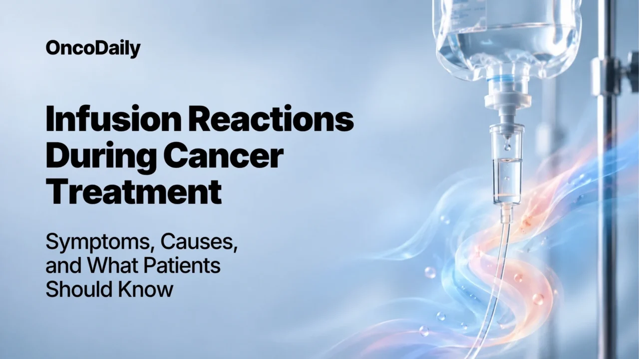 Infusion Reactions During Cancer Treatment: Symptoms, Causes, and What Patients Should Know