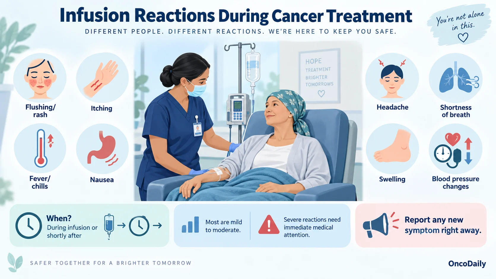 Infusion Reactions During Cancer Treatment: Symptoms, Causes, and What Patients Should Know