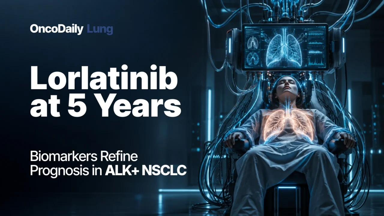 Lorlatinib After Five Years: TP53 and EML4::ALK Variant 3 Refine Prognosis but Do Not Define Benefit in ALK-Positive NSCLC