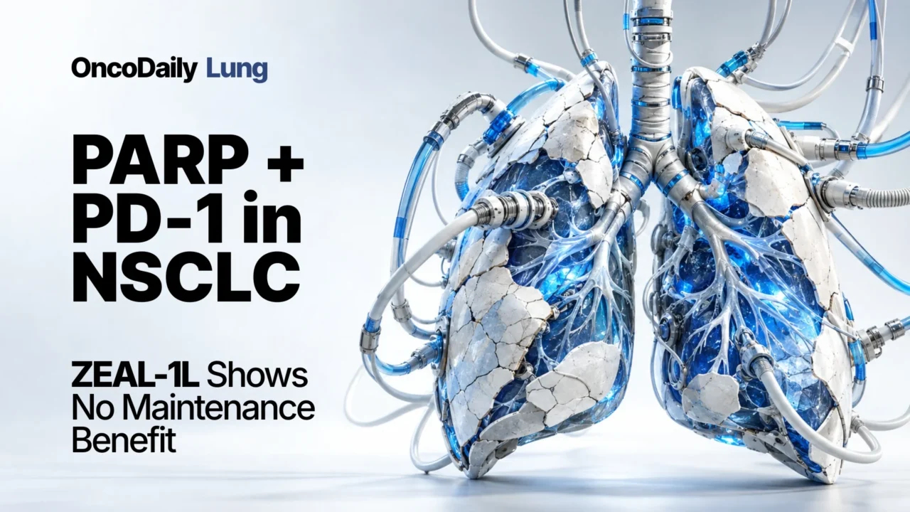 ZEAL-1L: Niraparib Fails to Improve Pembrolizumab Maintenance in Advanced NSCLC