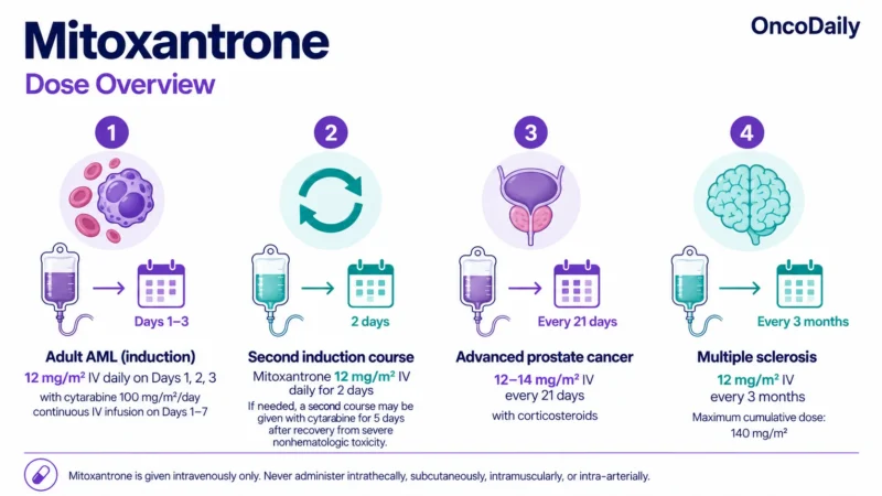 Mitoxantrone: Understanding Its Mechanism, Dosing, and Clinical Role in Leukemia and Prostate Cancer 10 Mitoxantrone OncoDaily