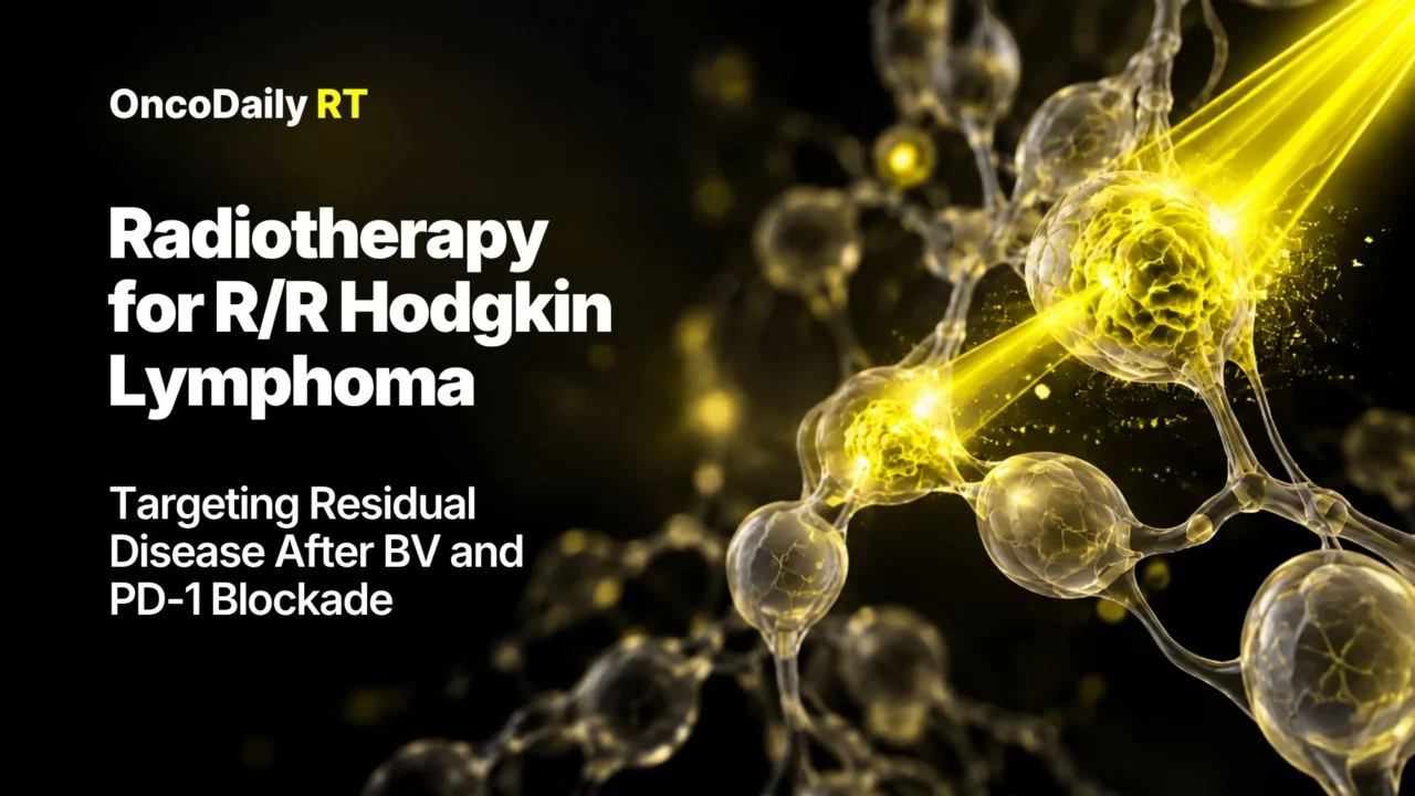 Radiotherapy for R/R Hodgkin Lymphoma: Targeting Residual Disease After BV and PD-1 Blockade