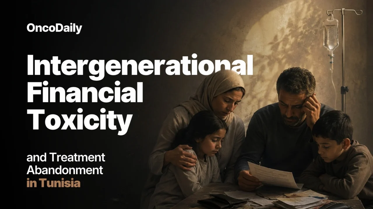 Sacrificing the Future to Save the Present: Intergenerational Financial Toxicity and Treatment Abandonment in Tunisia