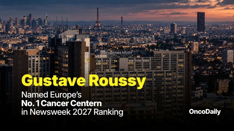 Gustave Roussy Named Europe’s No. 1 Cancer Center and Third Worldwide in Newsweek 2027 Ranking