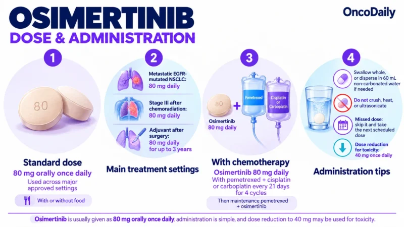 Osimertinib (Tagrisso): Understanding Its Mechanism, Dosing, and Clinical Role in EGFR-Mutated Lung Cancer 10 Osimertinib OncoDaily