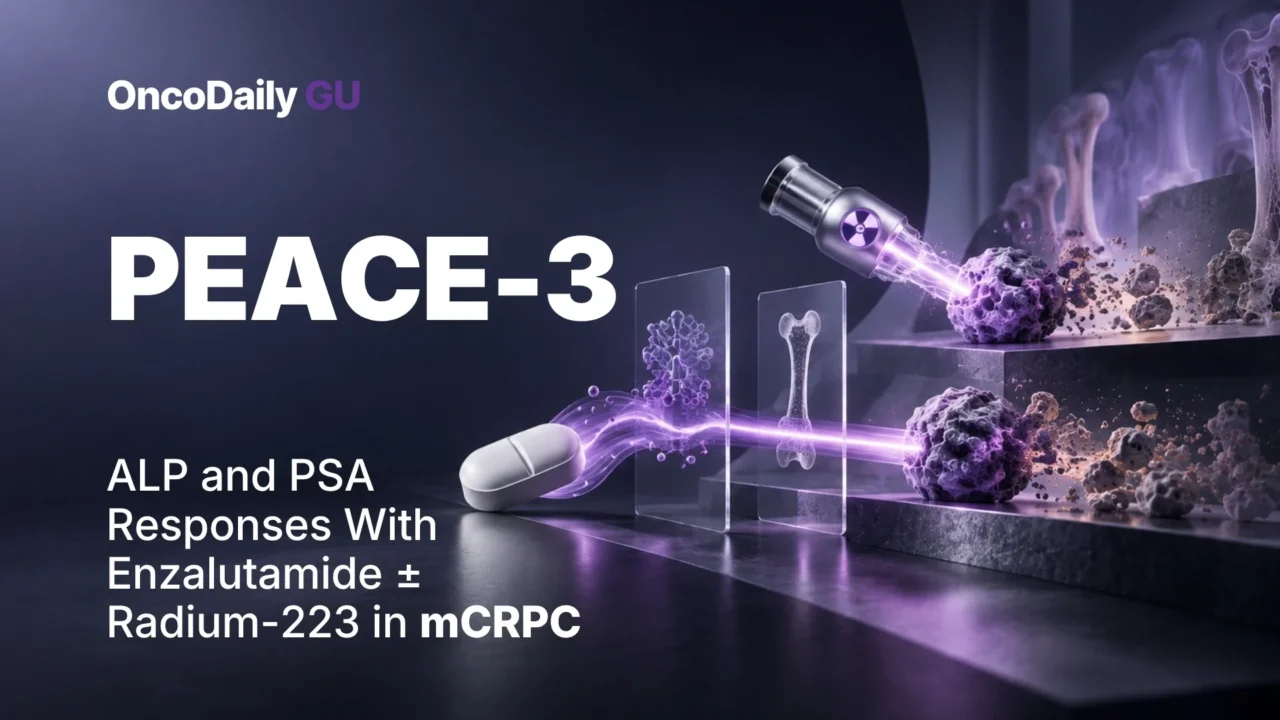 PEACE-3: ALP and PSA Responses With Radium-223 Plus Enzalutamide in mCRPC
