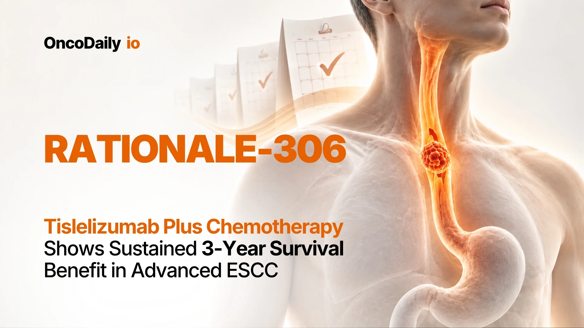 RATIONALE-306: Tislelizumab Plus Chemotherapy Shows Sustained 3-Year Survival Benefit in Advanced ESCC