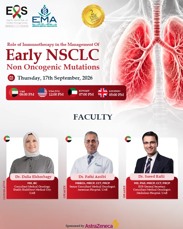 EOS Calls Experts to Discuss Immunotherapy in Early NSCLC 2 EOS Calls Experts to Discuss Immunotherapy in Early NSCLC